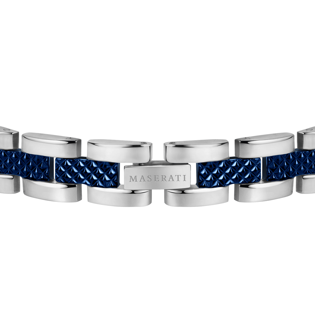 Maserati Jewels Silver & Blue Bracelet