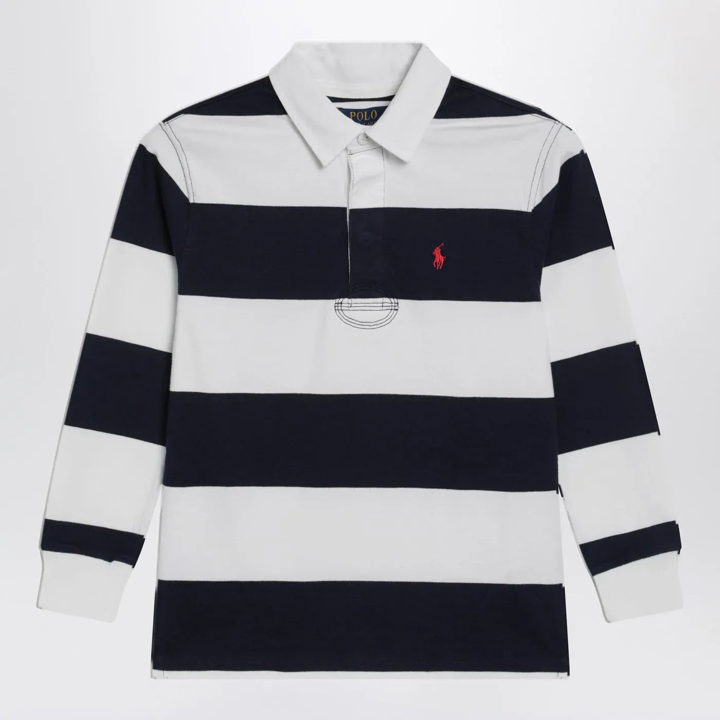 Polo Ralph Lauren - White/navy striped polo shirt