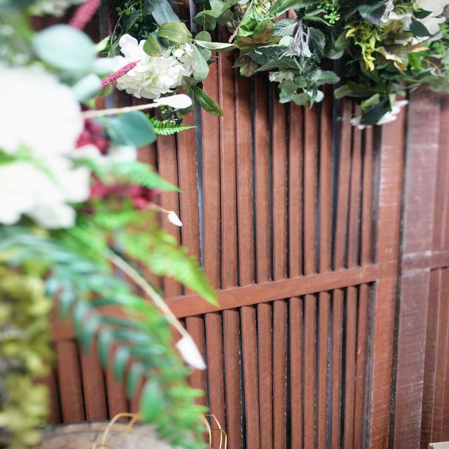 Weathered Cedar Shutter Backdrop