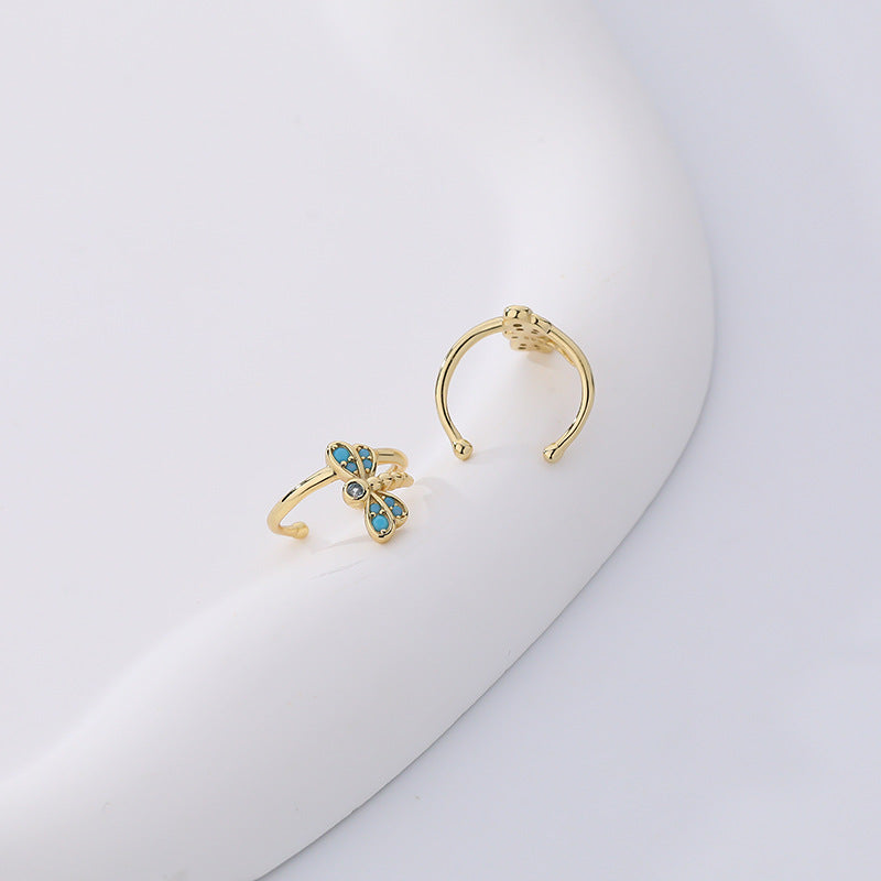 925 Sterling Silver Dragonfly Earrings