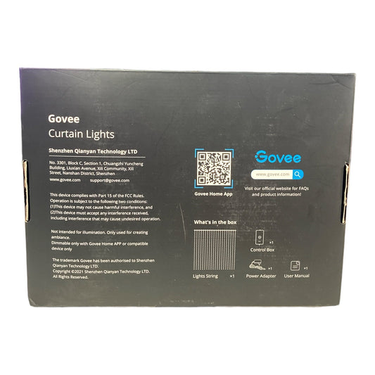 *Open Box* Govee Curtin Lights 520 LED Wifi Model