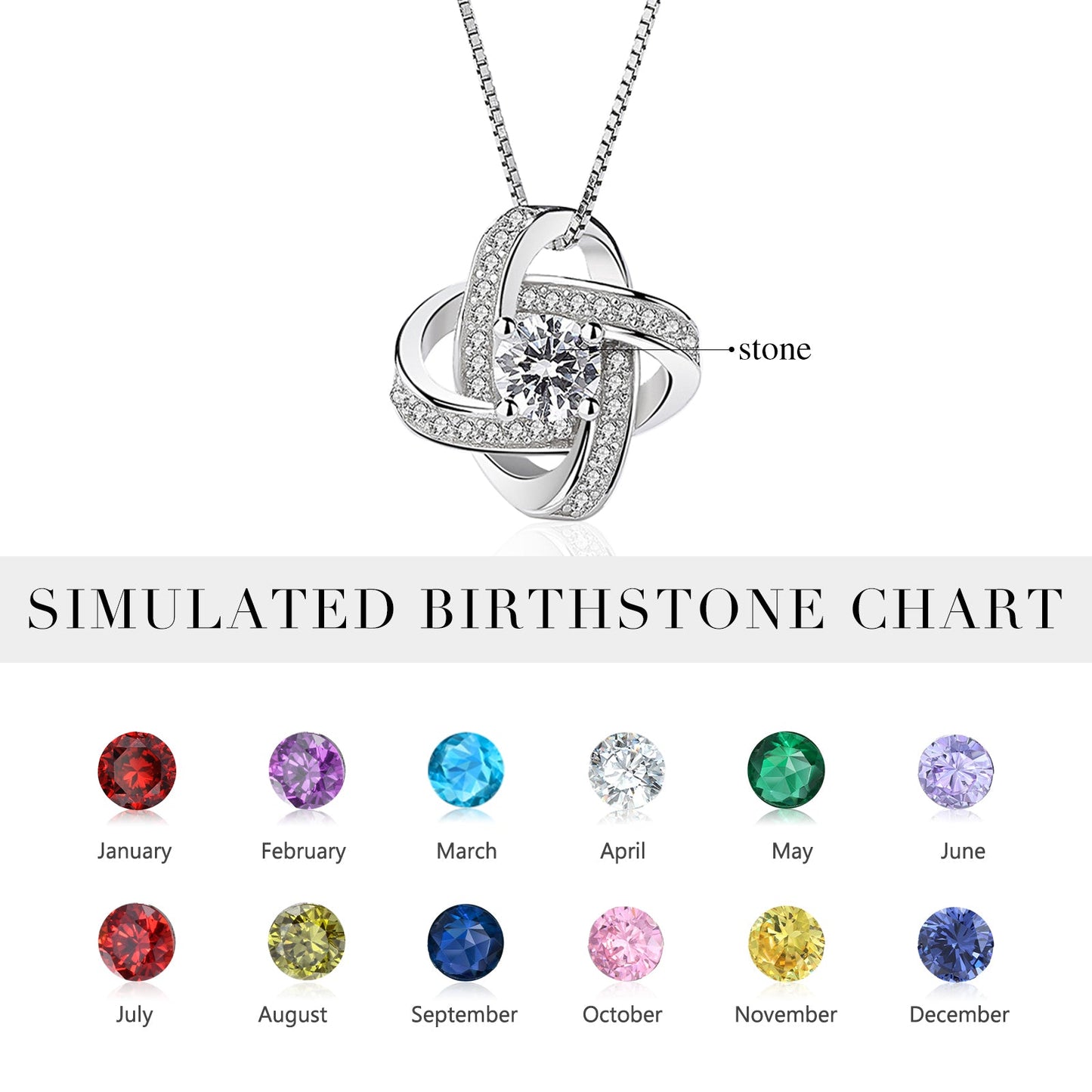 Custom Birthstone Necklace