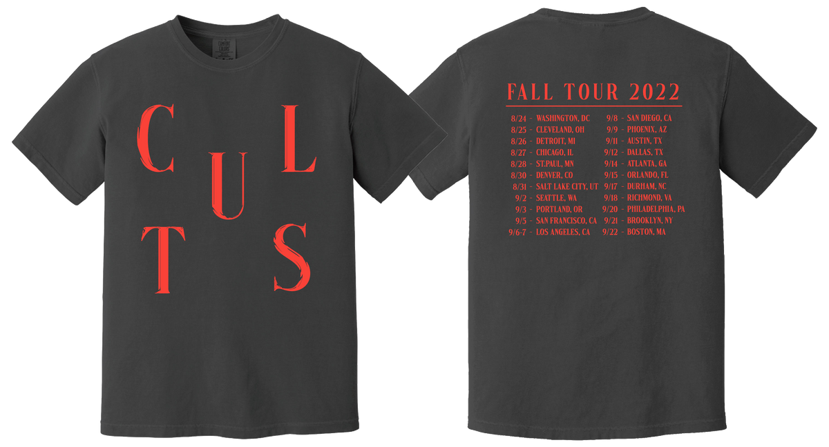 CULTS - Fall Tour 2022 T-Shirt