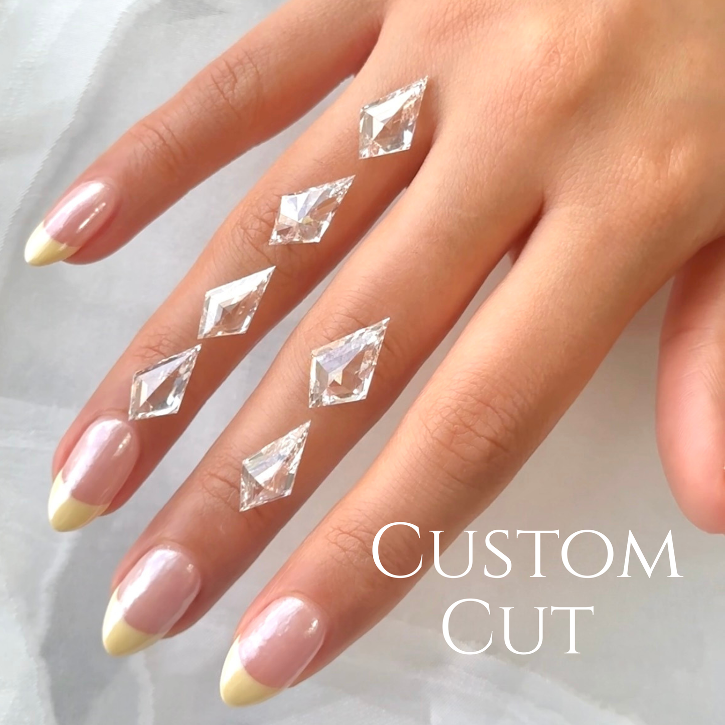 Custom Cut Stone Flat Fee - Moissanite or Lab Diamond - $700