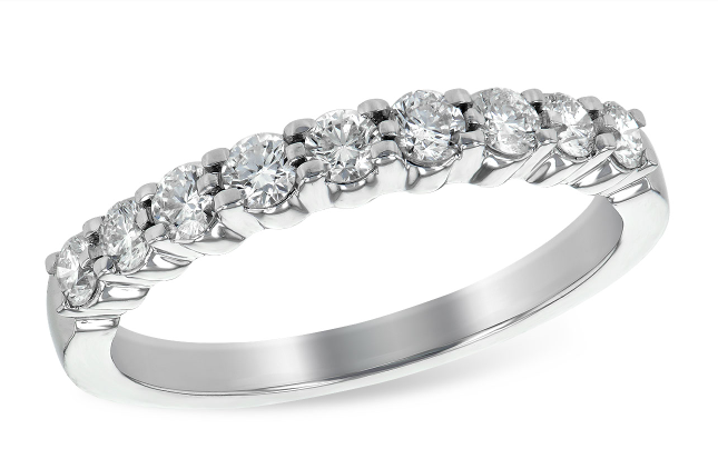 14KW 0.50ctTW Diamond Wedding Band