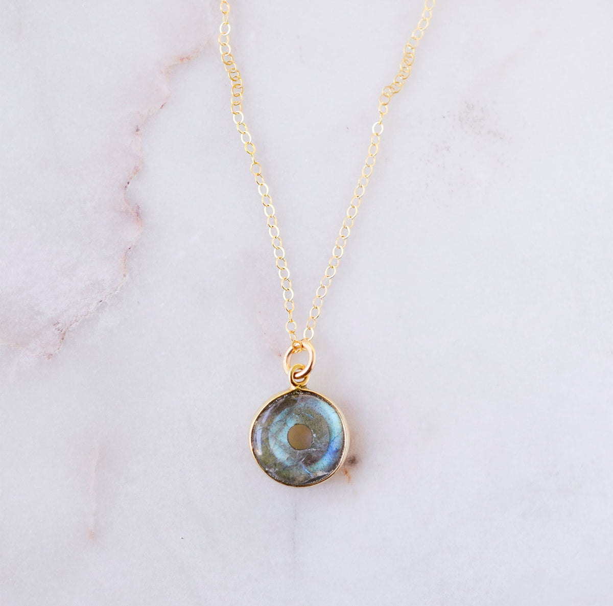 Eclipse Necklace: Labradorite