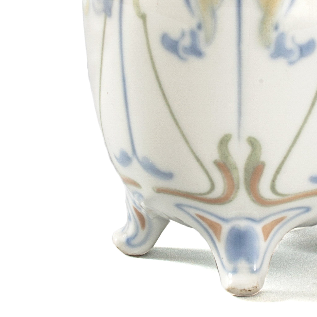 Georges de Feure Floral Covered Porcelain Jar