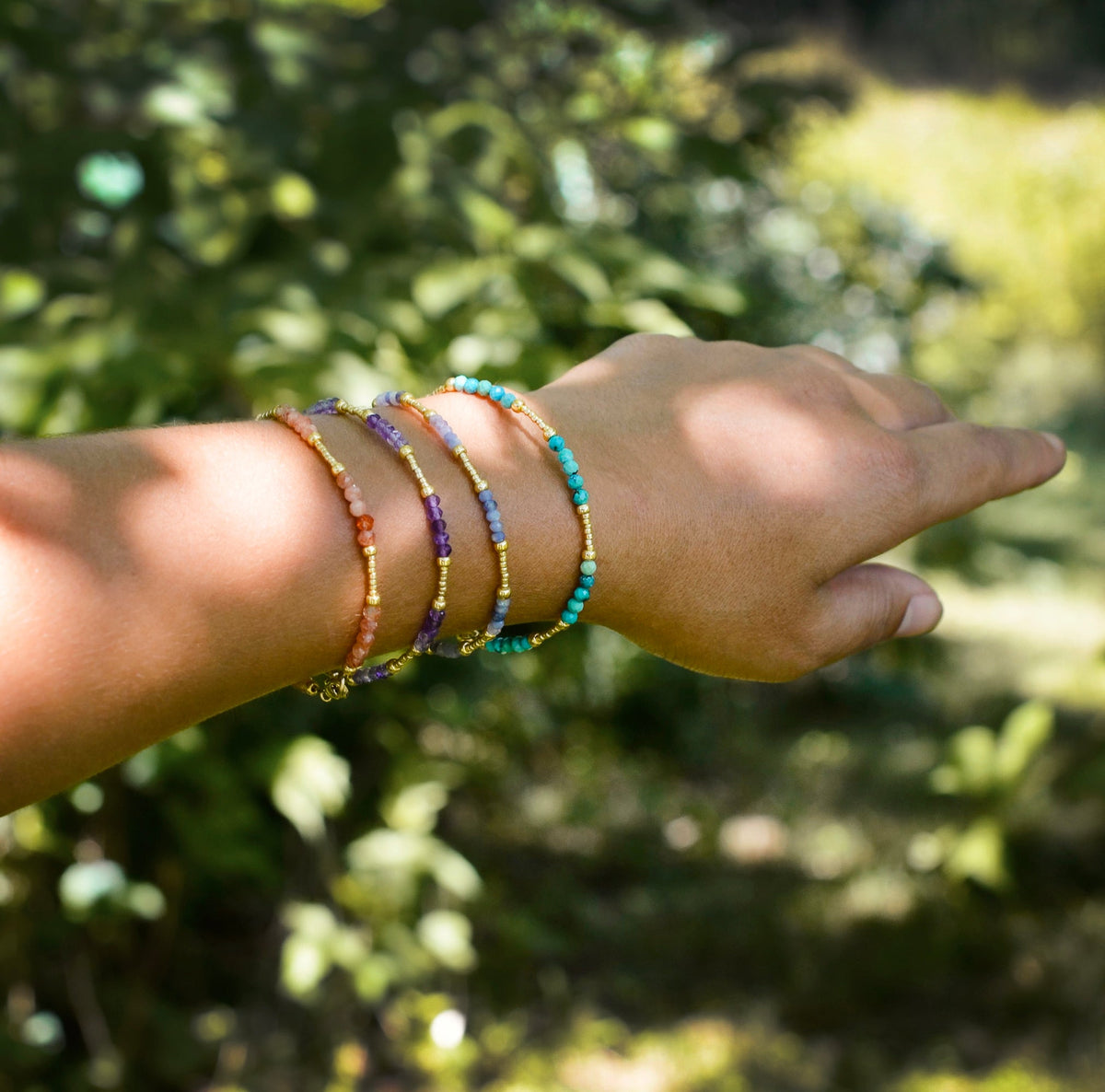 Seren Beaded Gemstone Bracelet