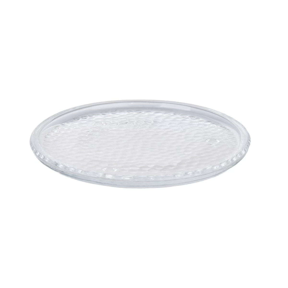 Glass Plate Candleholders, 6-in.