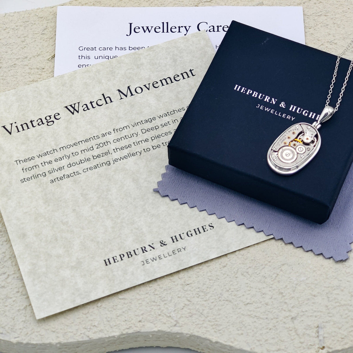 Elgin Watch Movement Pendant | Vintage Timepiece | Sterling Silver