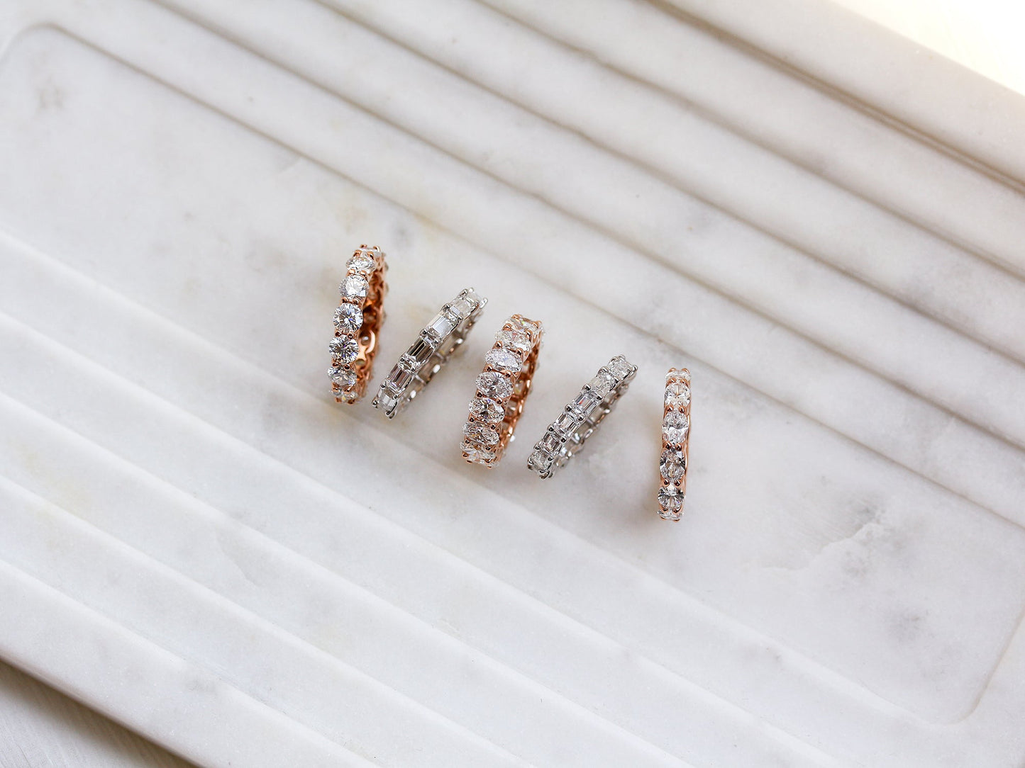 4.5 mm Lab Grown Diamond Eternity Jodi Ring