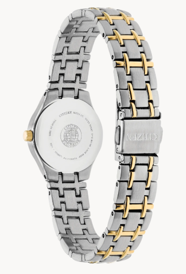 Lady's Two-Tone Stainless Steel Citizen Eco-Drive "Corso"