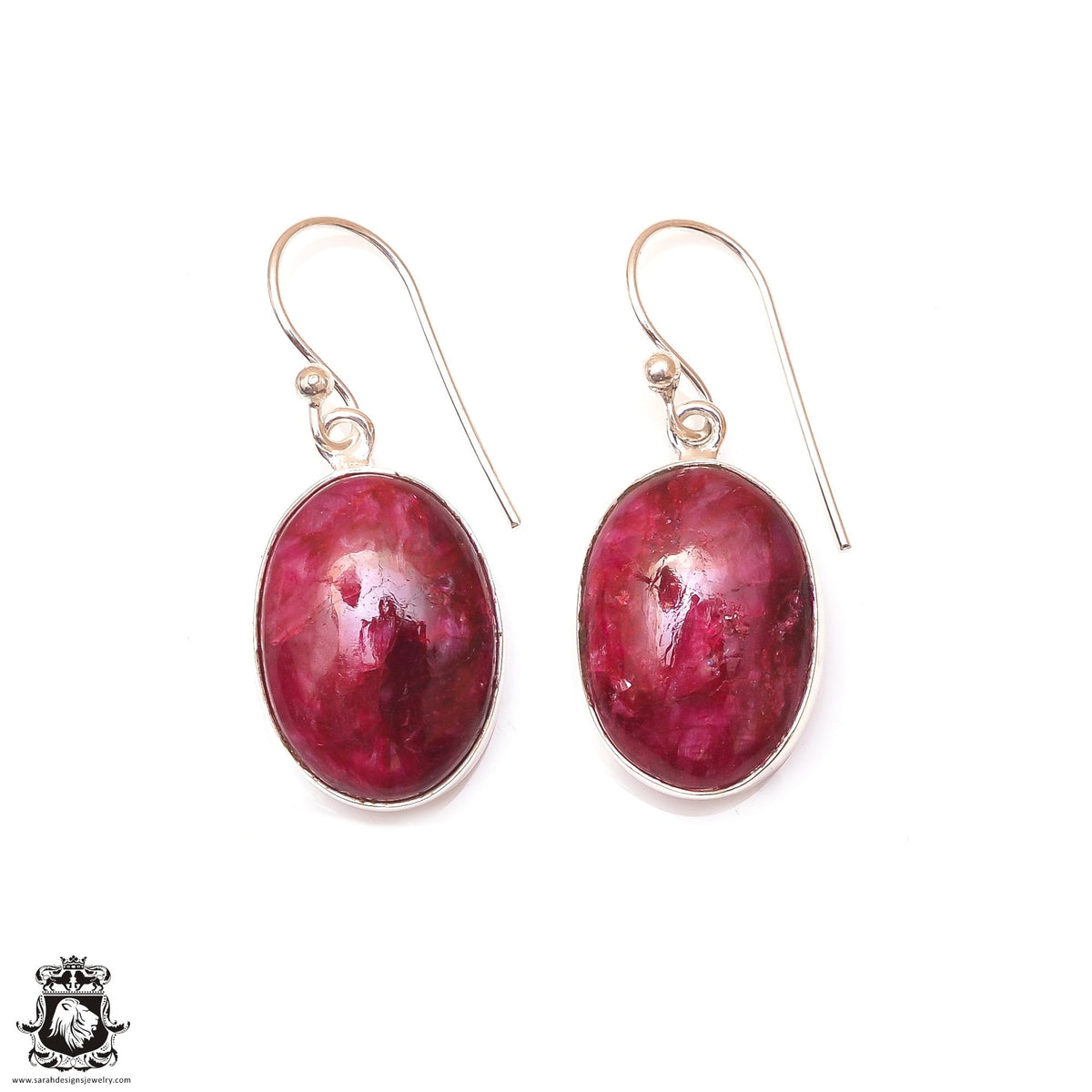 Ruby Dangle & Drop Earrings 925 Solid (Nickel Free) Sterling Silver Earrings WHOLESALE price / Made in Canada Minimalist Earrings ER14