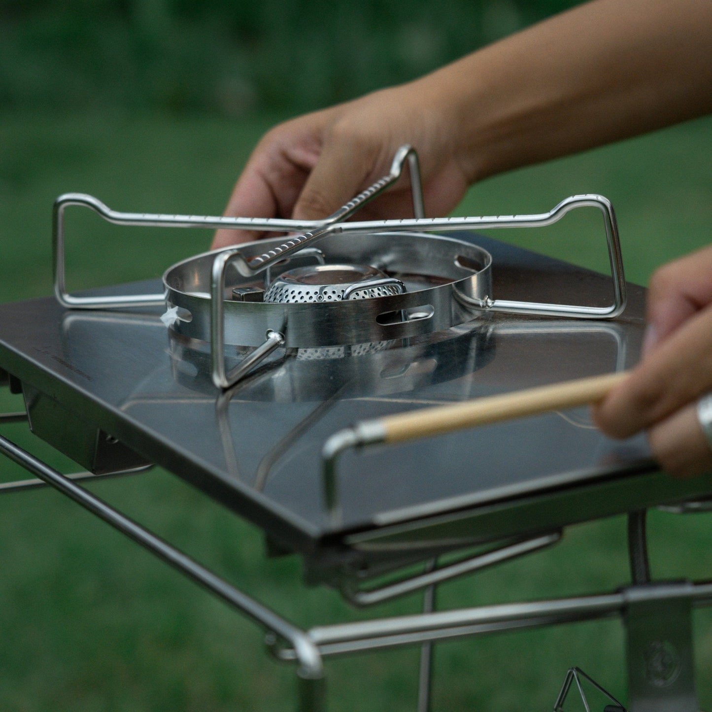 GeoHeat Desktop Folding Remote Gas Stove