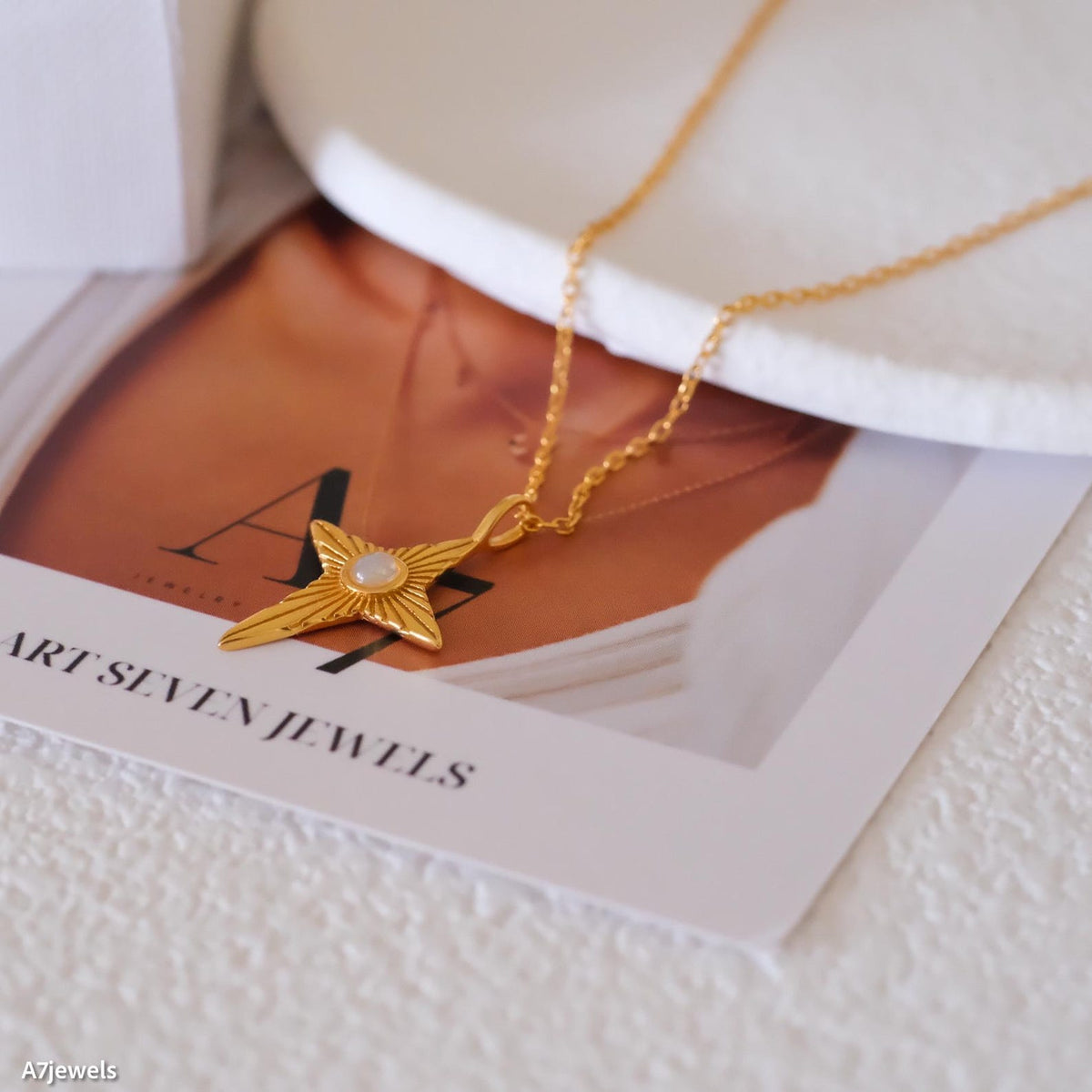 Gold Star Necklace
