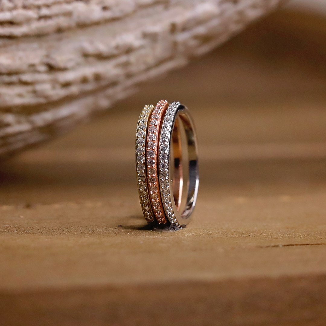 CZ Stacking Ring