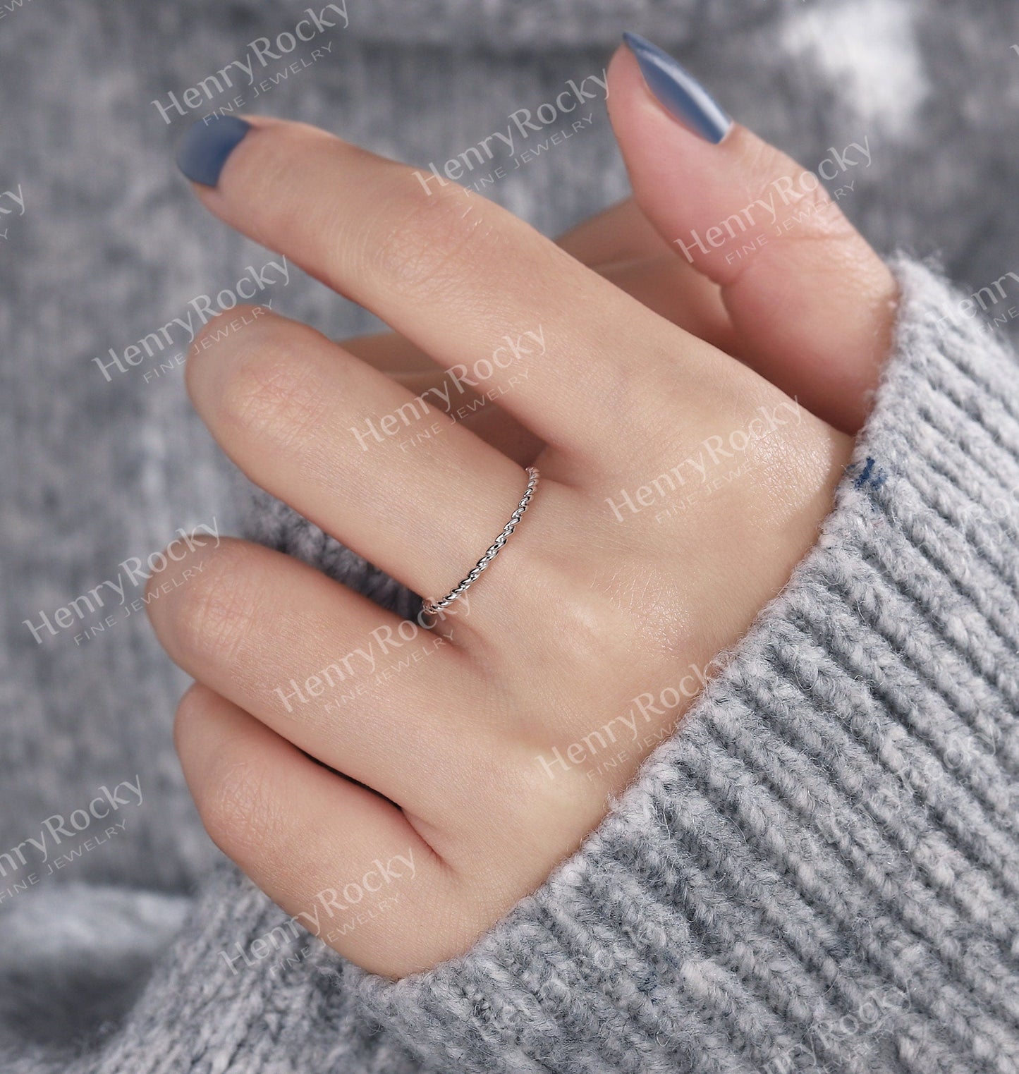 Dainty yellow gold wedding band women | Vintage stacking matching bridal ring | unique twisted jewelry|promise ring anniversary gift for her