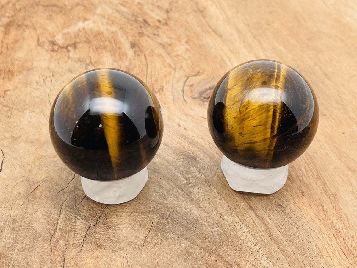 Tiger Eye Sphere Gemstone - Crystal Ball - 40-50mm - BA1009
