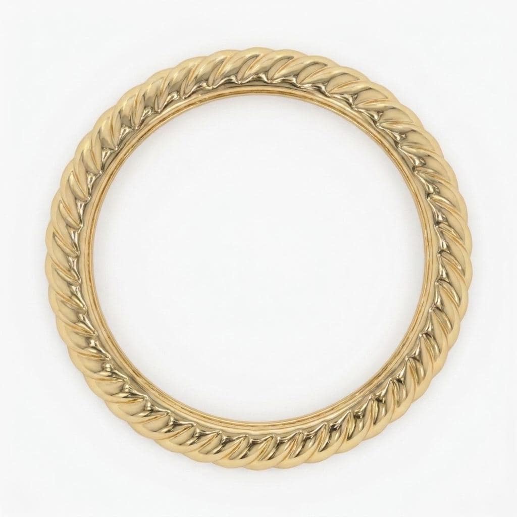 Thick Gold Croissant Ring | Twisted Statement Ring | Bold Textured Gold Band | Minimalist Jewelry | Trendy Chunky Ring Gift