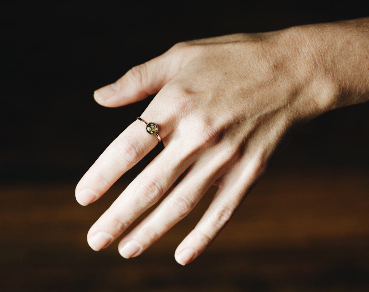 Milgrain Ring