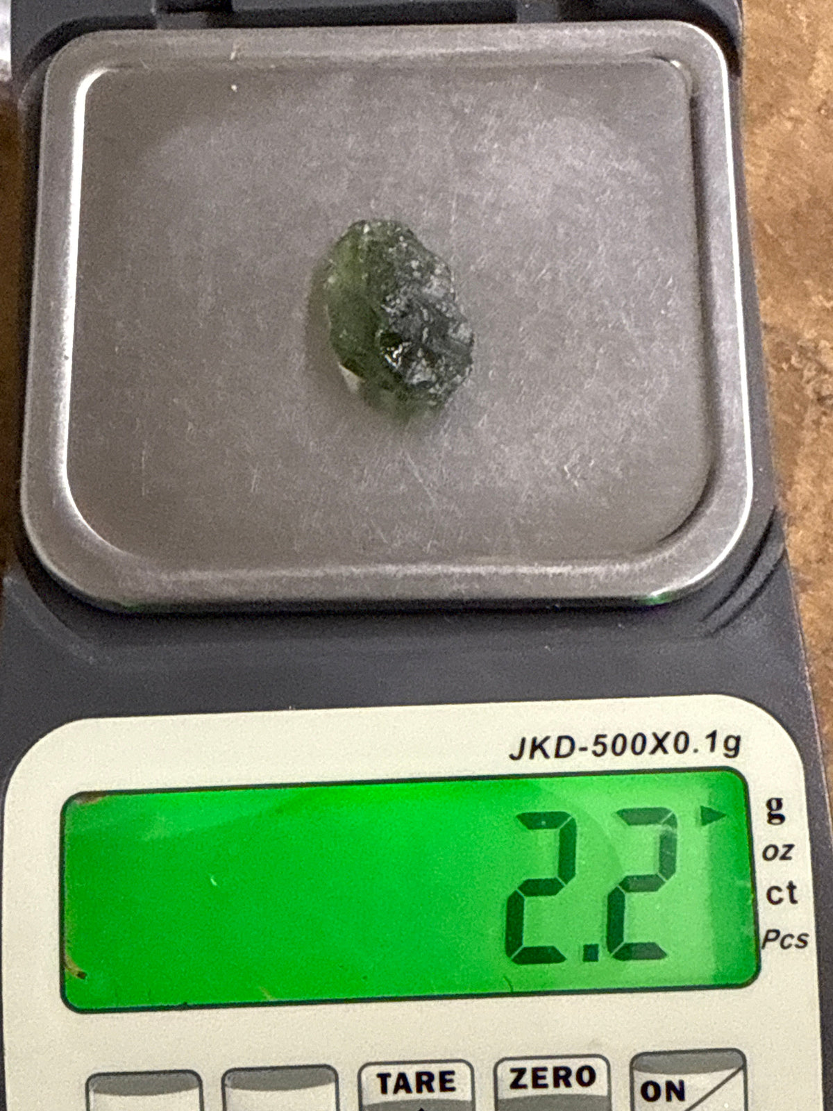 Moldavite 2.2 Grams
