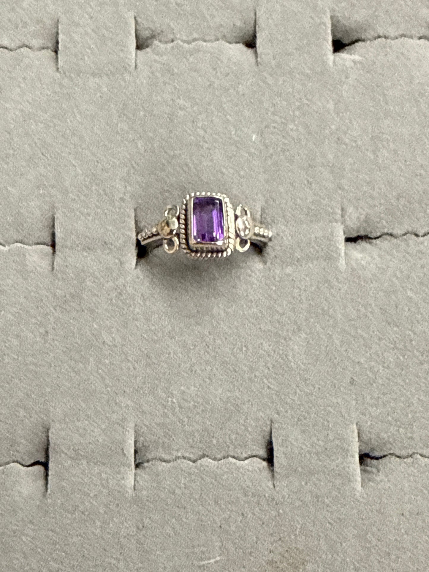 Amethyst Ring Size 4