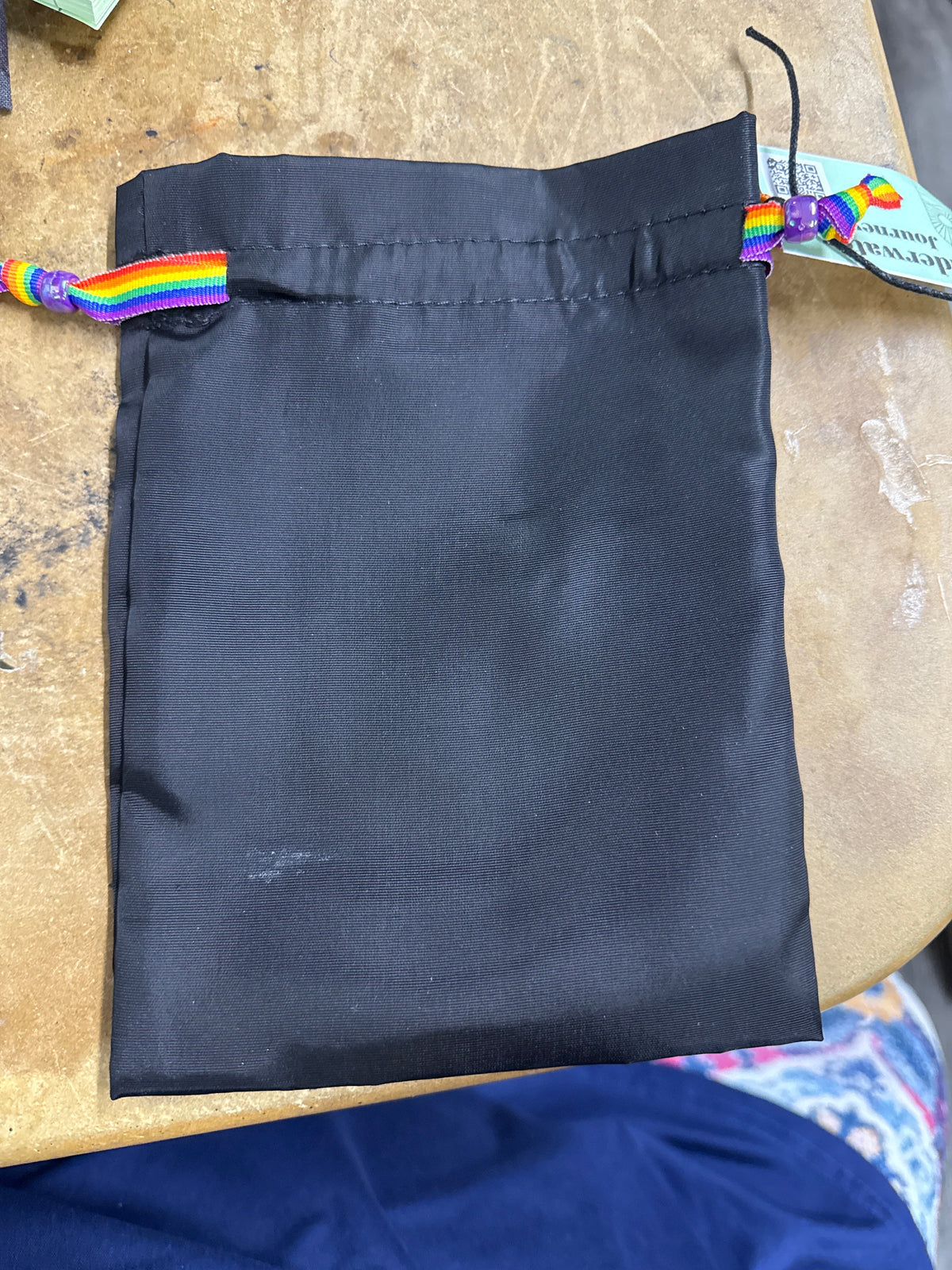 Black W/Rainbow Tarot Bag