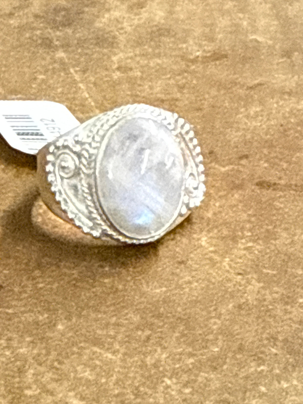 Rainbow Moonstone Ring Size 9.5