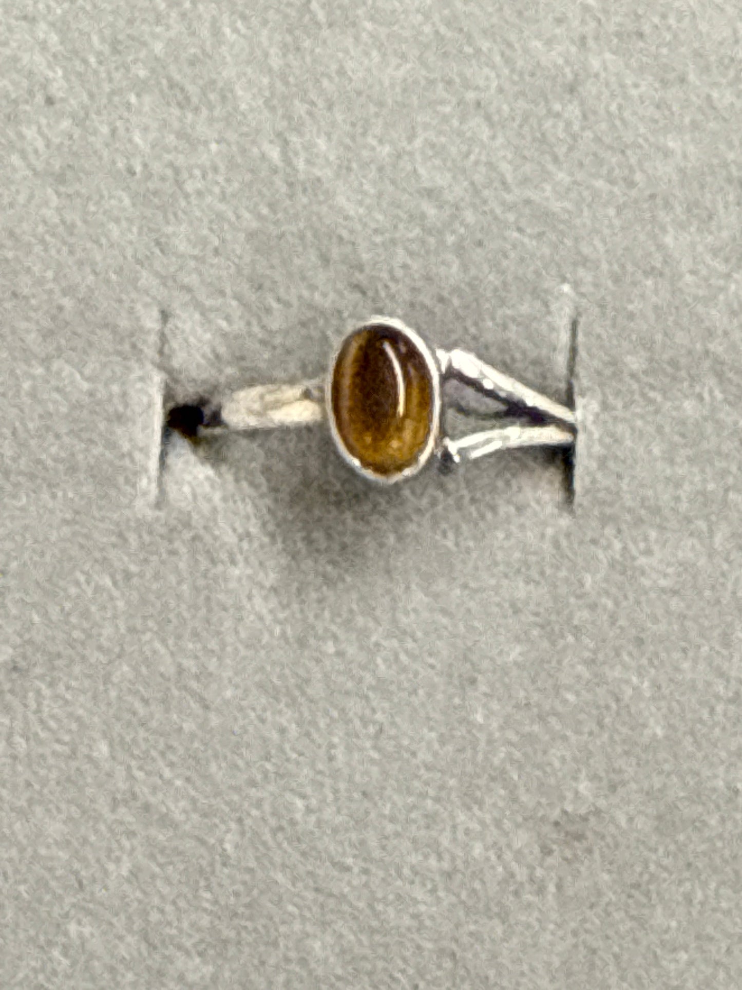 Tiger Eye Ring Size 5