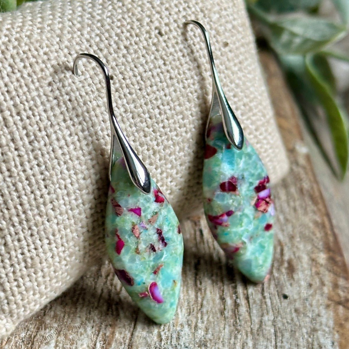 Imperial Jasper Drop Earrings