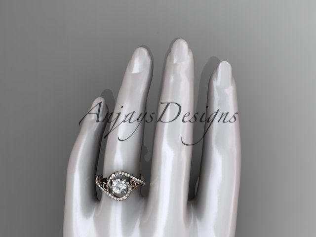 Celtic Engagement Ring Unique 1 Carat Lab Grown Diamond Irish Ring