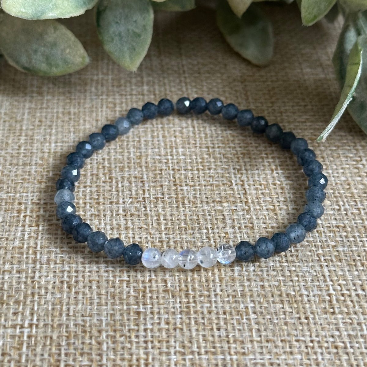 Moonstone & Sapphire (Tiny)