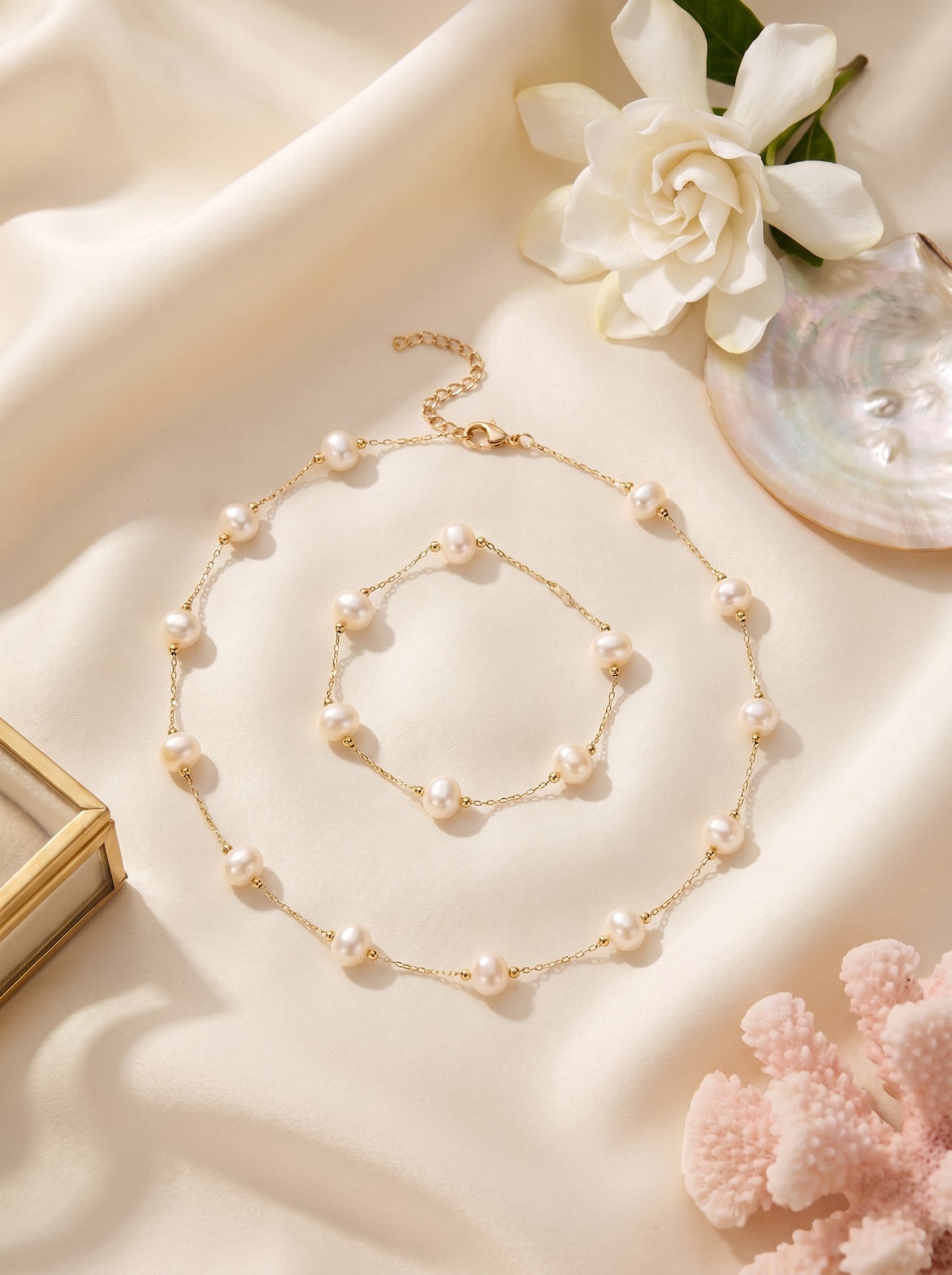 Collier Perles d'Eau Douce Lily | Style Boules Créoles – Univers Parisienne chic