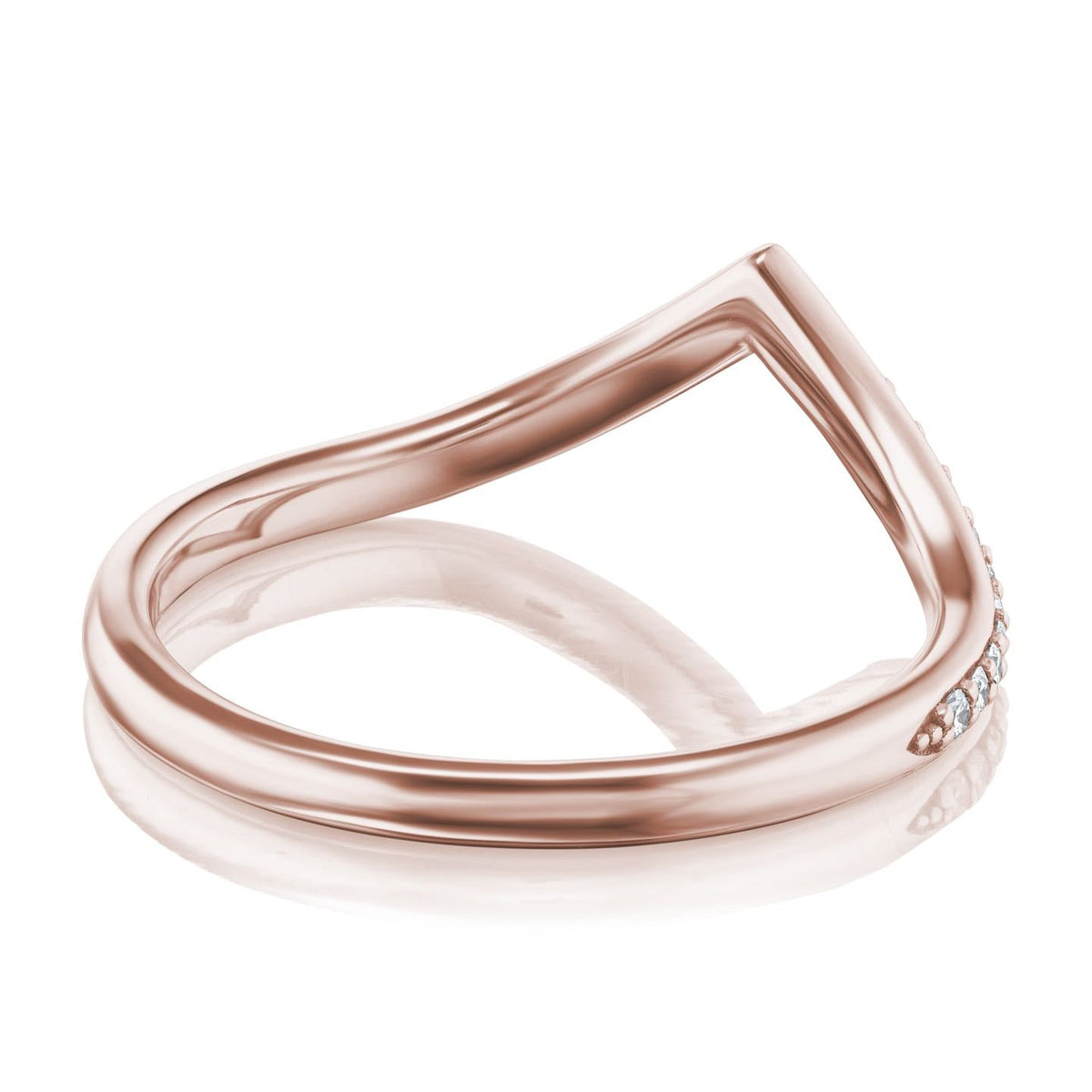 ・CHEVRON・Smooth Finish, Canadian or Lab-Grown Diamonds