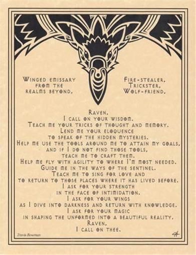Raven Prayer Page