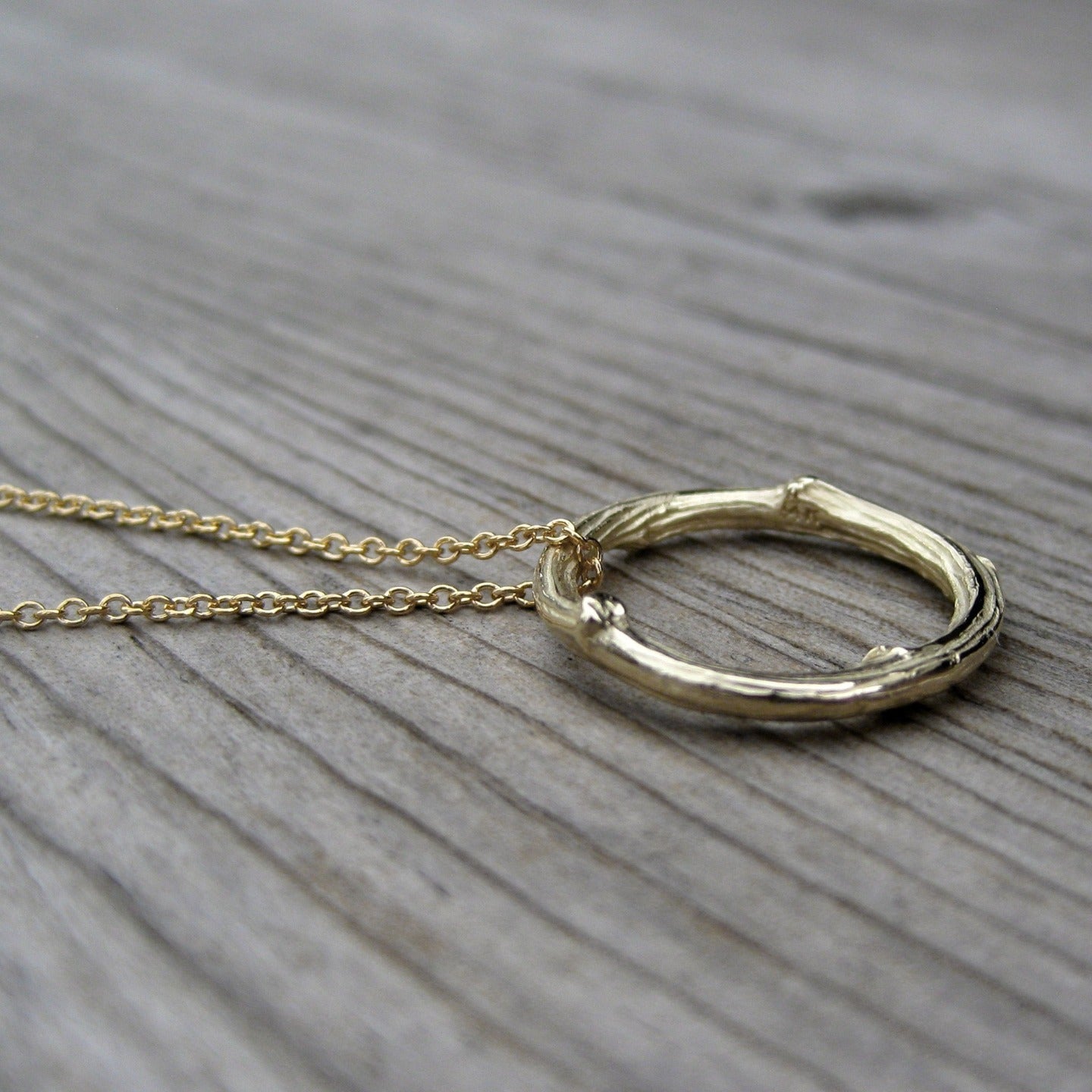 ・TWIG NECKLACE・14k Gold Twig, Gold-Filled or 14k Chain