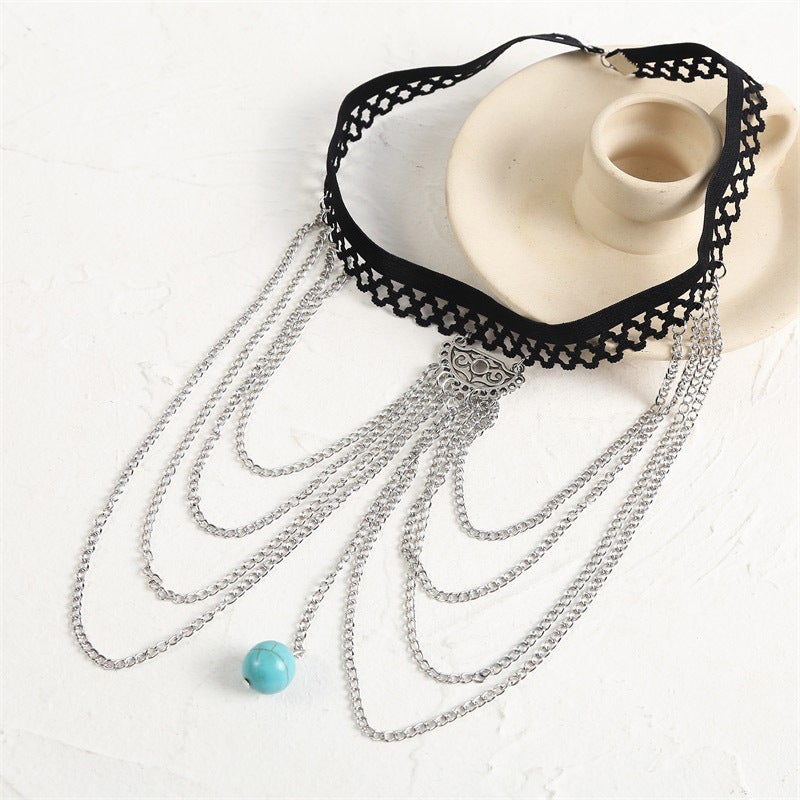 Latest in 2025 - Bohemian antique silver leg chain