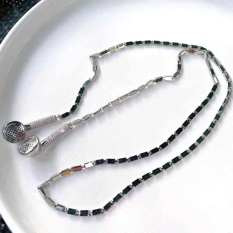 Stainless Earphone Necklace