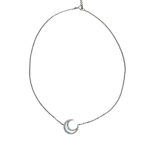 Moon Diamond Necklace