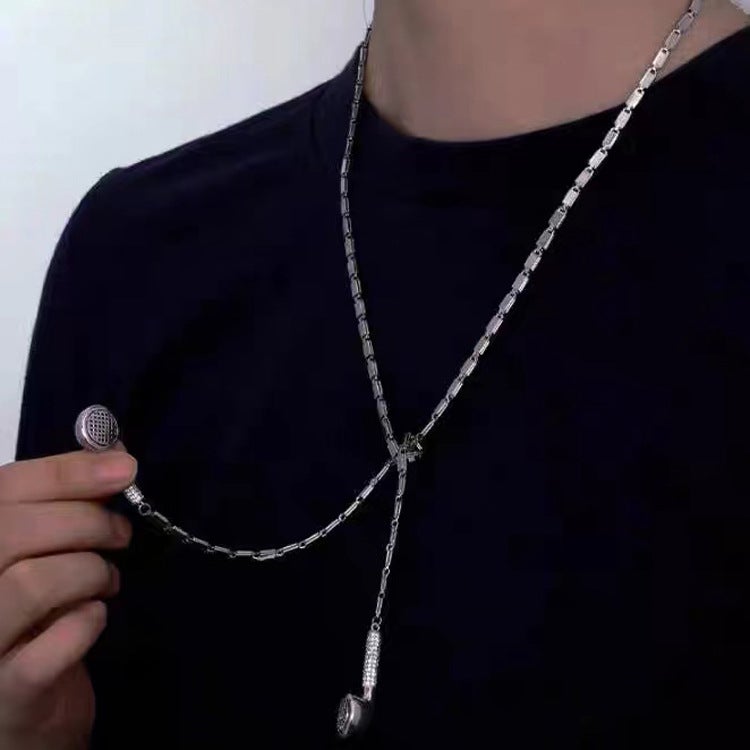 Stainless Earphone Necklace