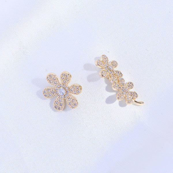 YOYOSO Exquisite Fashion Beauty Six Petal Flower Earrings YYS793