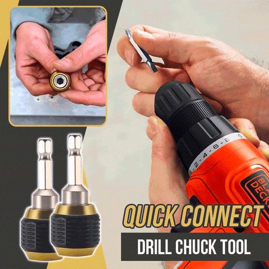 (🔥FATHER'S DAY SALE 49% OFF)Quick Connect Drill Chuck Tool