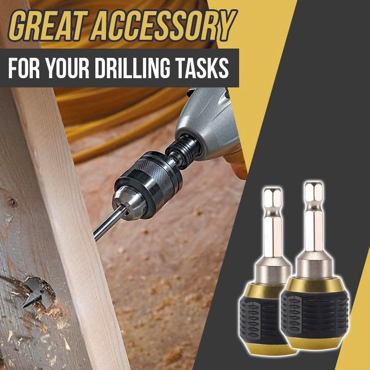 (🔥FATHER'S DAY SALE 49% OFF)Quick Connect Drill Chuck Tool