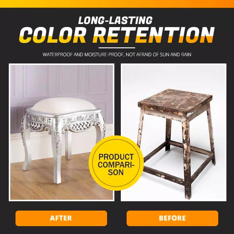🔥Hot Sale🔥Water-based Silver Foil Paint(Gift Free Brush)