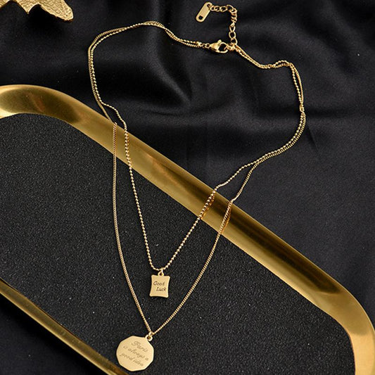 Double Cube Necklace