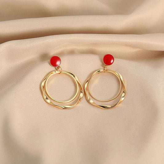 Double Flower Earrings