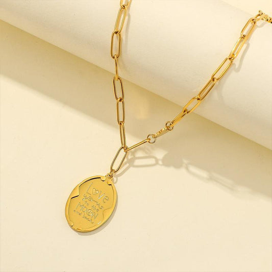 love round necklace
