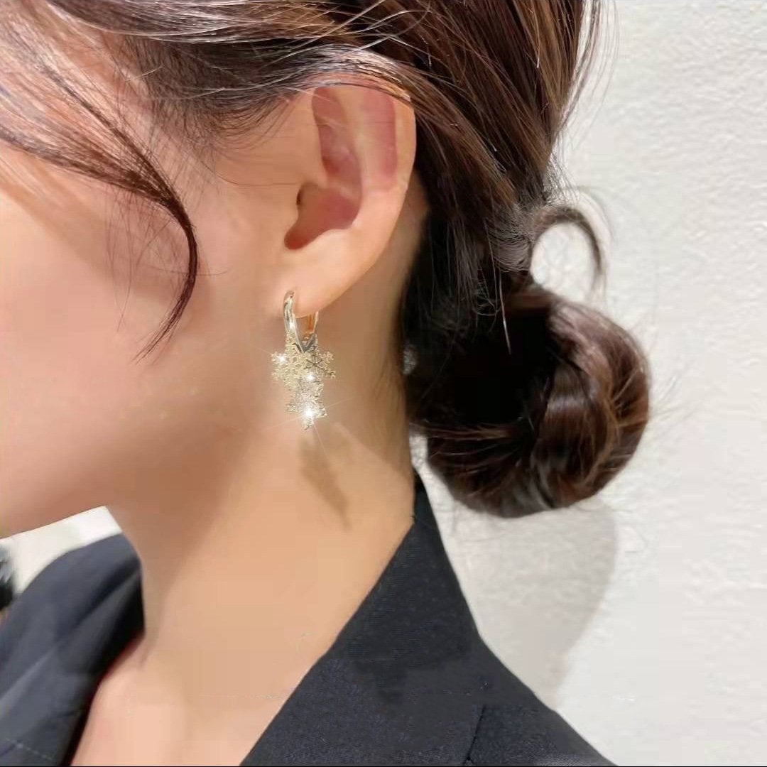 Sparkling Snowflakes Earrings