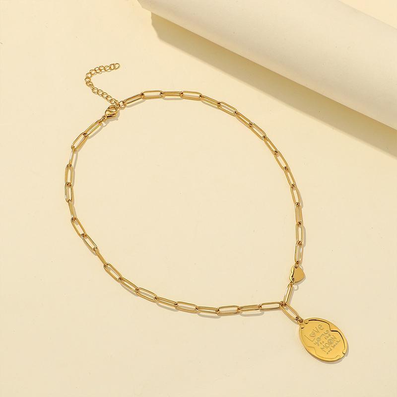 love round necklace