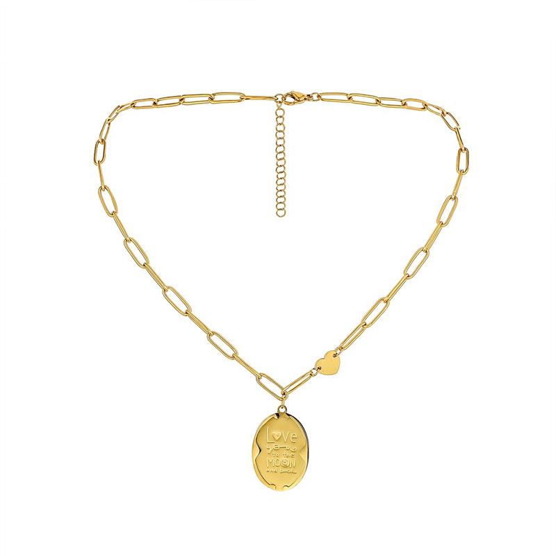 love round necklace